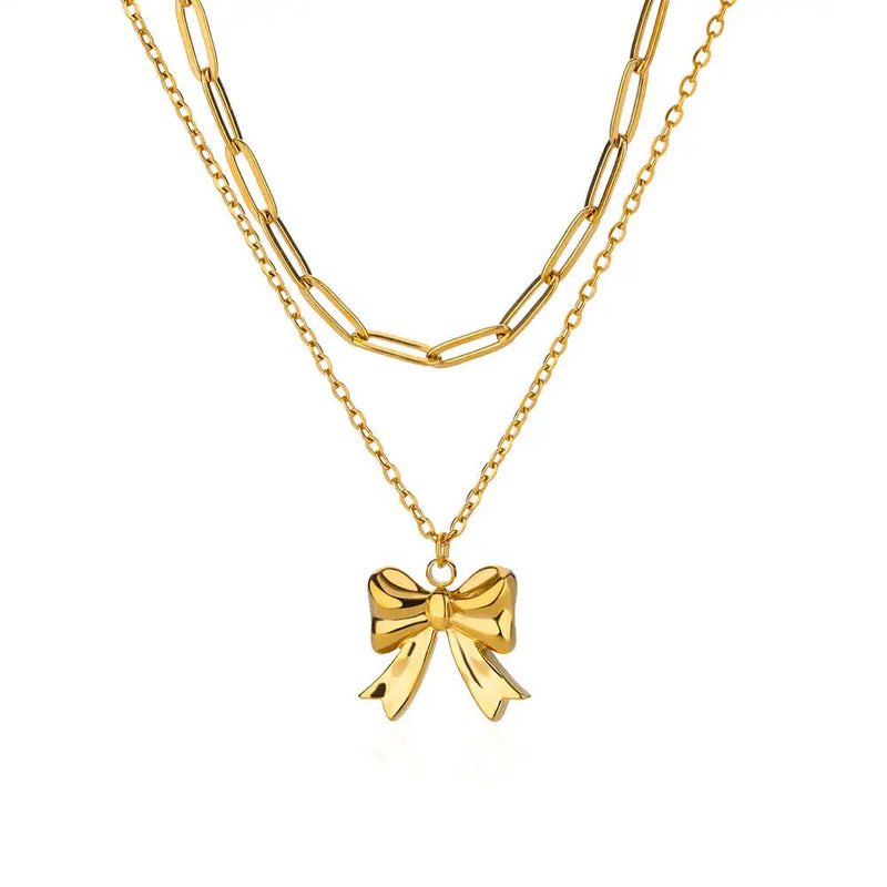 Women's Bow Necklace Light Luxury Minority