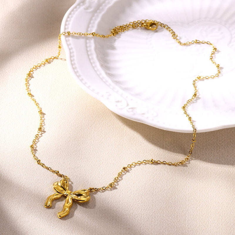 Women's Bow Necklace Light Luxury Minority