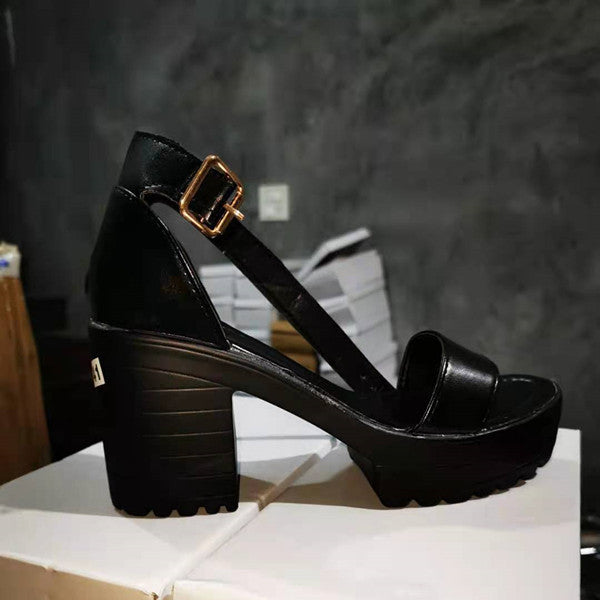 Women's Shoes Summer  High Heels Fashion Large Size Sandals
