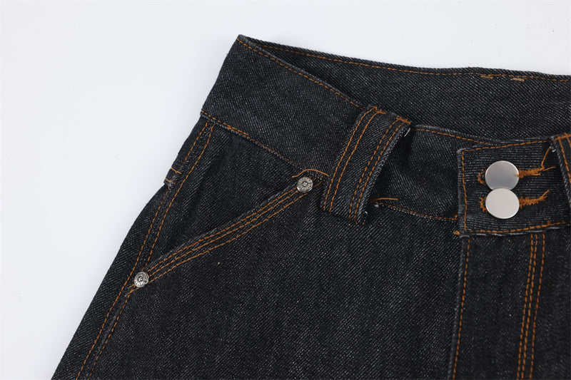 Fashion Personalized Work Clothes Denim Trousers Men