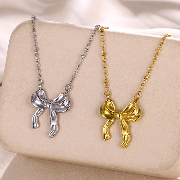 Women's Bow Necklace Light Luxury Minority