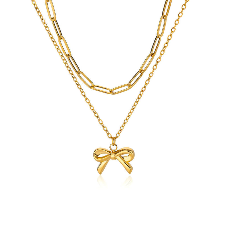 Women's Bow Necklace Light Luxury Minority