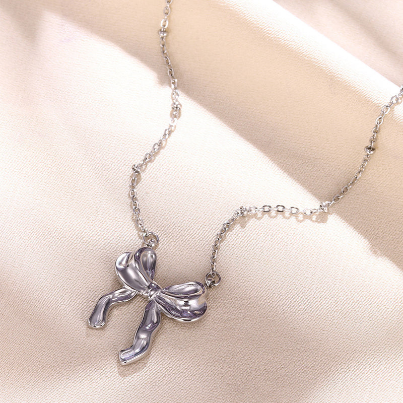 Women's Bow Necklace Light Luxury Minority
