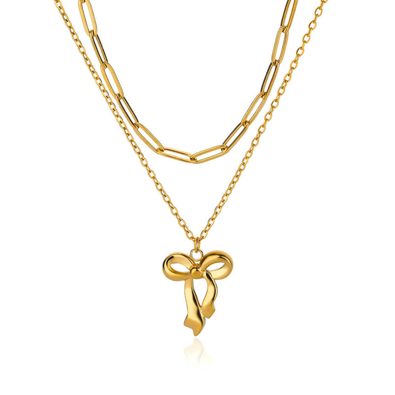 Women's Bow Necklace Light Luxury Minority