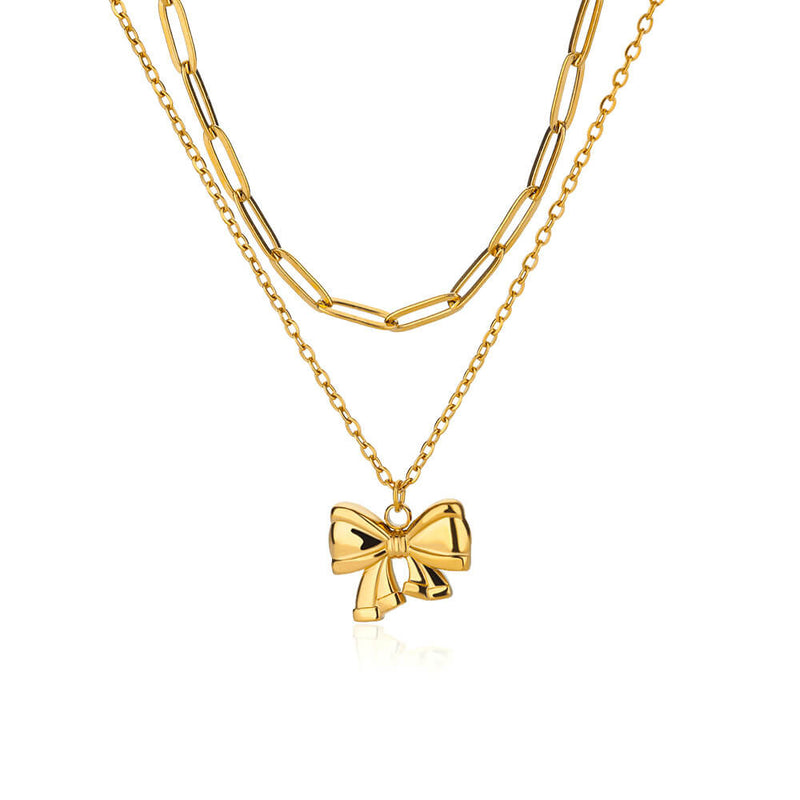 Women's Bow Necklace Light Luxury Minority