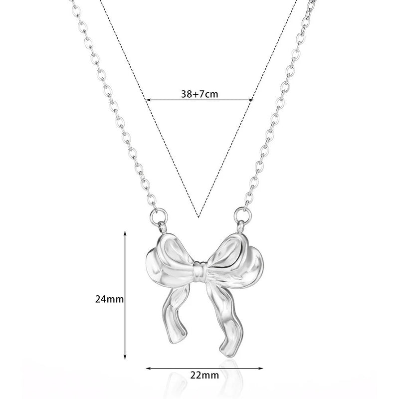 Women's Bow Necklace Light Luxury Minority