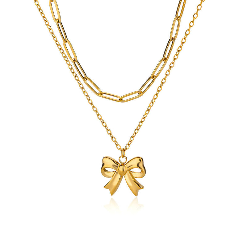 Women's Bow Necklace Light Luxury Minority