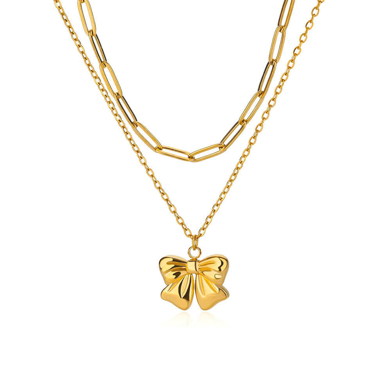 Women's Bow Necklace Light Luxury Minority
