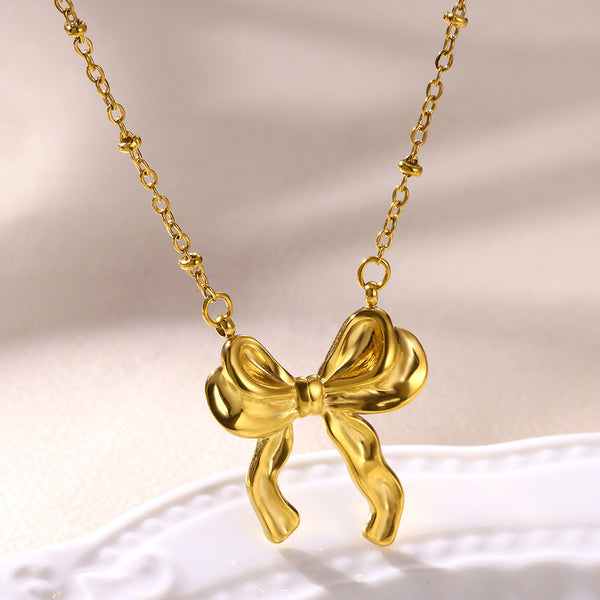 Women's Bow Necklace Light Luxury Minority