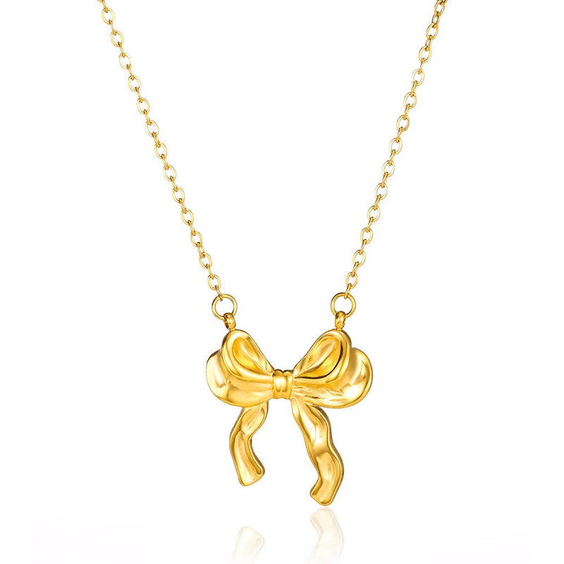 Women's Bow Necklace Light Luxury Minority