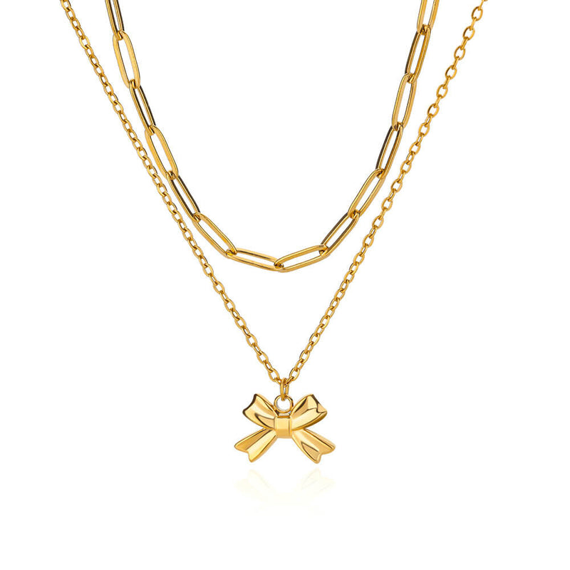 Women's Bow Necklace Light Luxury Minority