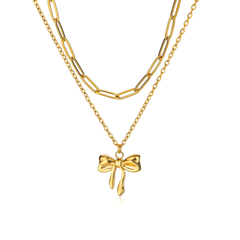 Women's Bow Necklace Light Luxury Minority