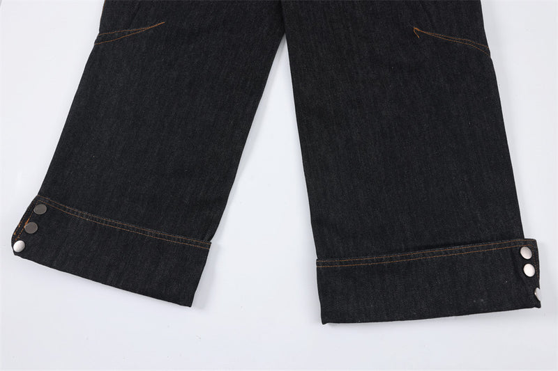 Fashion Personalized Work Clothes Denim Trousers Men