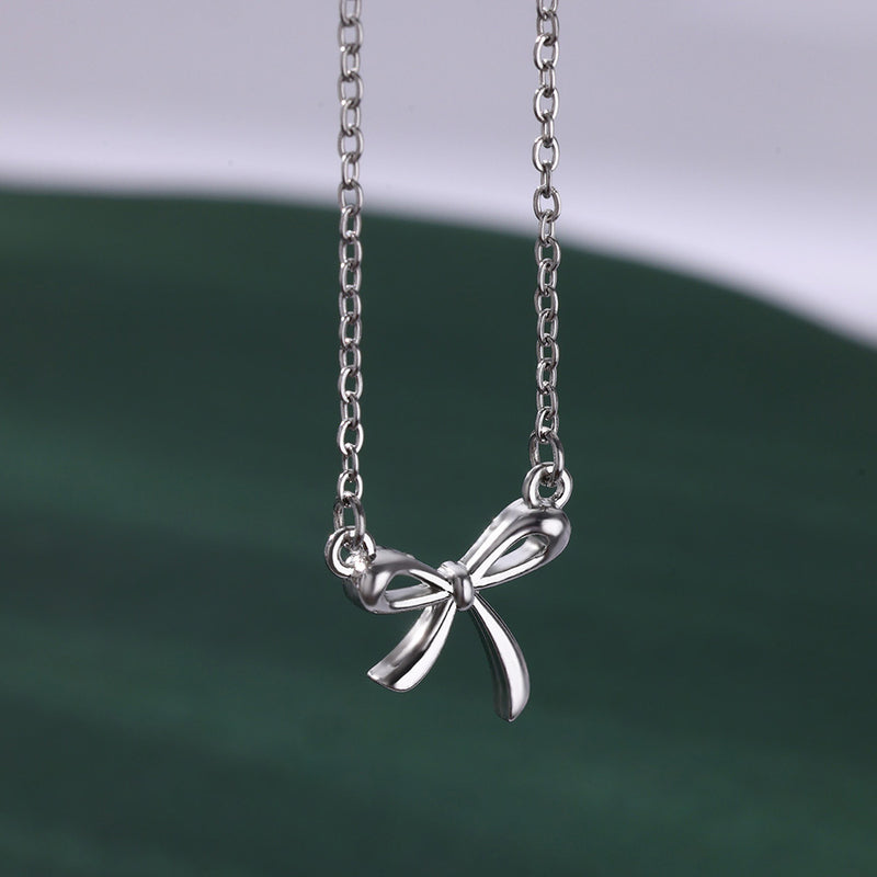 Women's Bow Necklace Light Luxury Minority