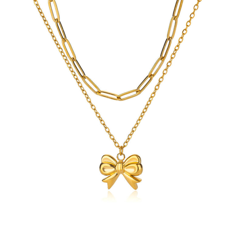 Women's Bow Necklace Light Luxury Minority