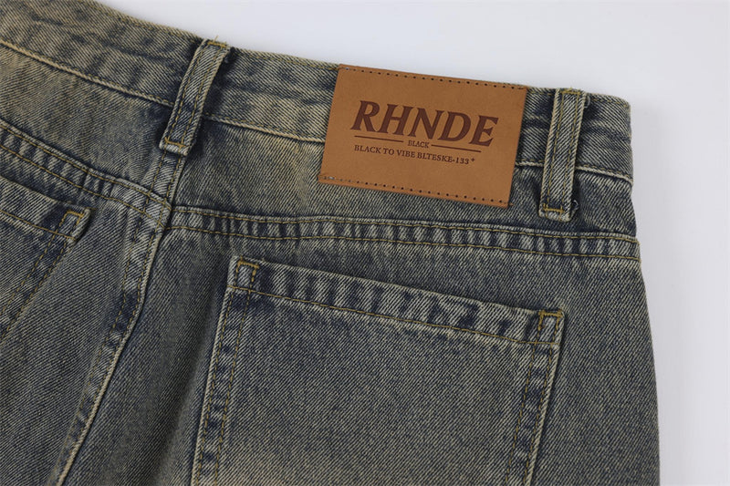 Vintage Fashion Work Clothes Jeans For Men