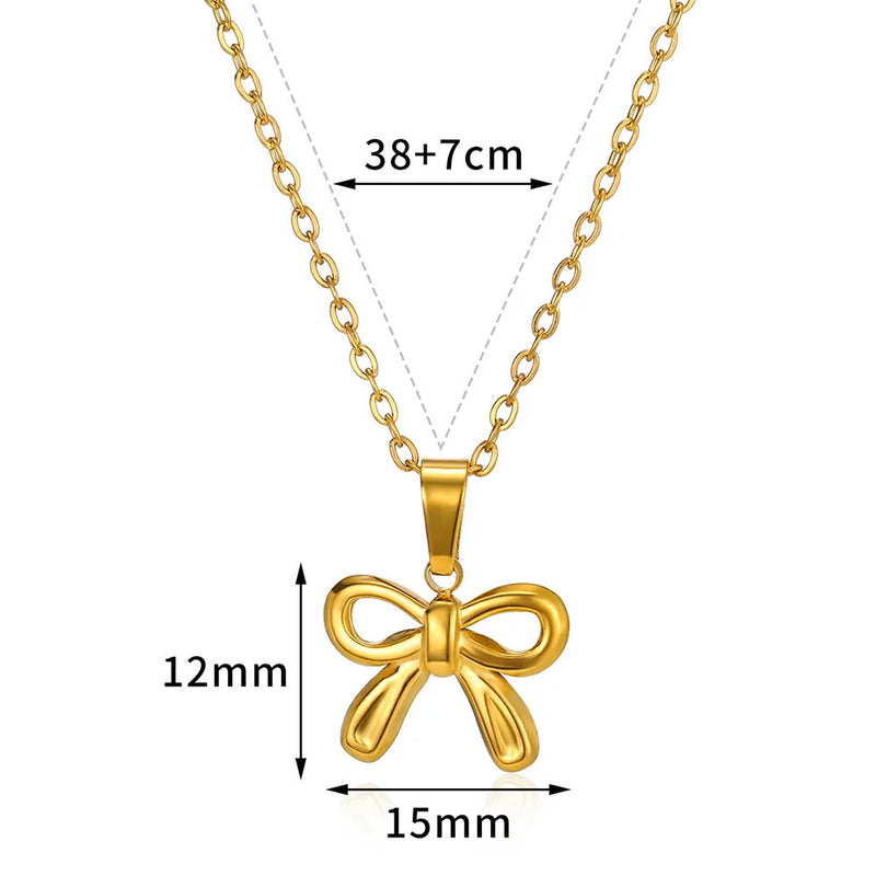 Women's Bow Necklace Light Luxury Minority